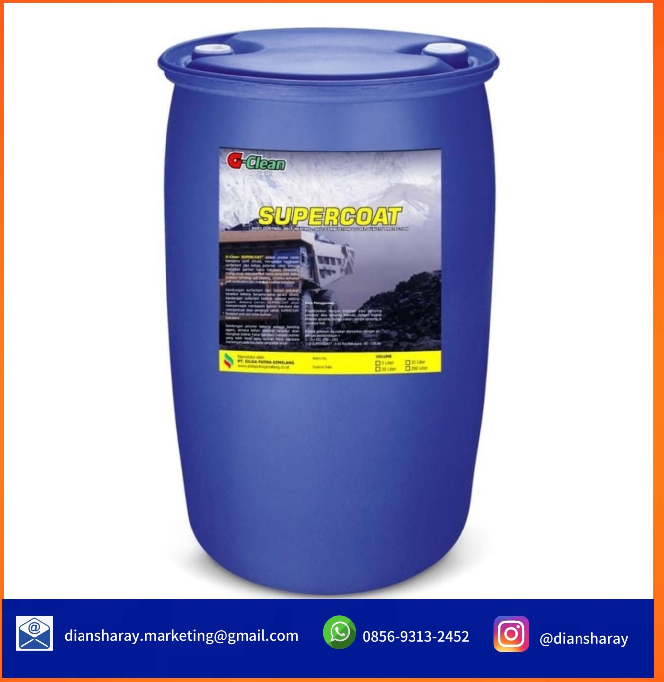 Chemical Hydrosol Batubara