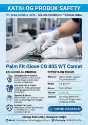 Safety Glove Comet Palm Fit CG 805 WT 